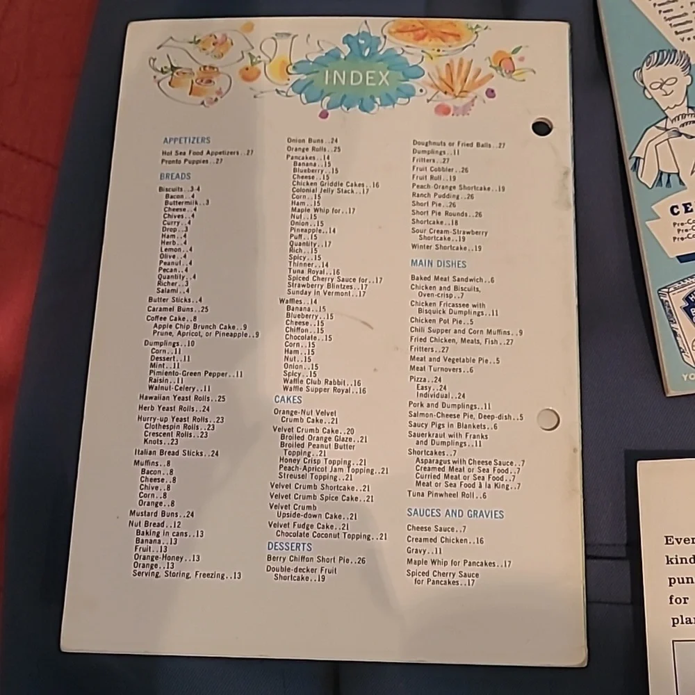 Betty Crocker recipe booklet